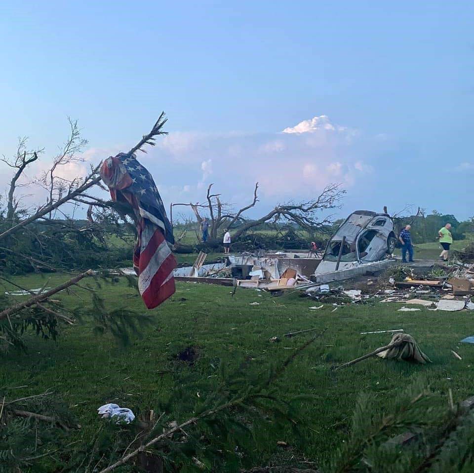 Klimek's home destroyed by tornado